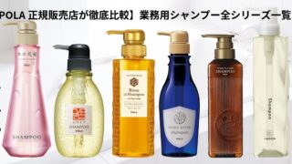 正規販売店が徹底比較】POLA(ポーラ)業務用シャンプー全6シリーズ一覧