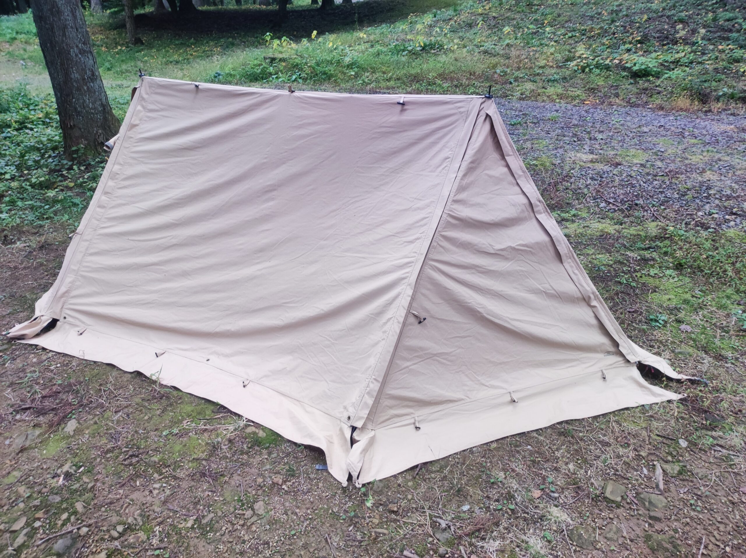 BUNDOK ソロベースEX ペグダウン10本から2本に削減 | やまちゃん