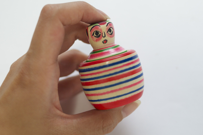 取扱終了】【期間限定】伝統こけし 齋藤徳寿工人 タコ坊主えじこ/土湯