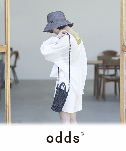 涼やかでエレガントなカゴバッグブランド”odds”のバッグが入荷しました