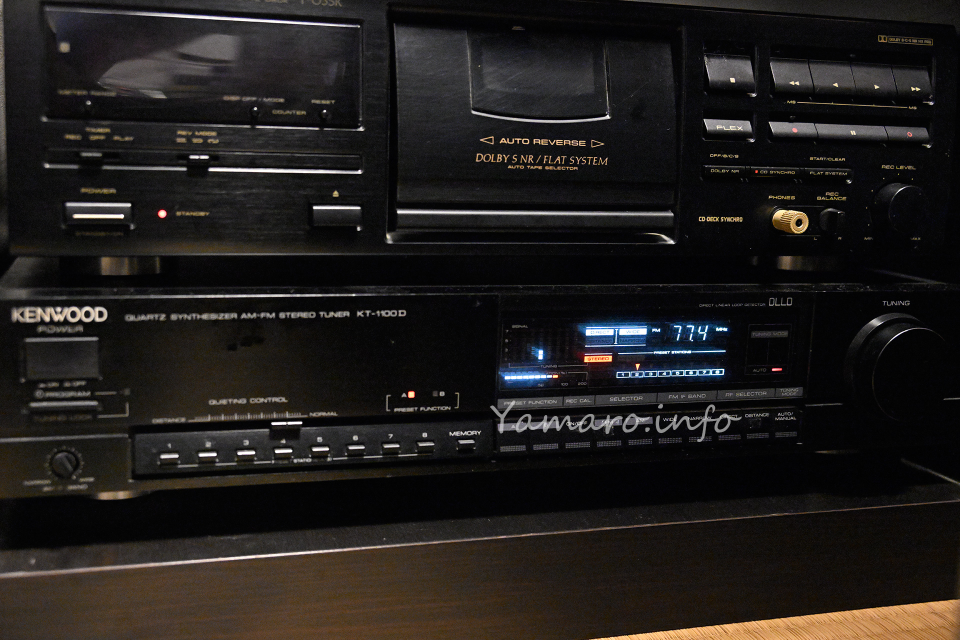 KENWOODのチューナー KT-1100Dの調整を行った - Blog@yamaro.info