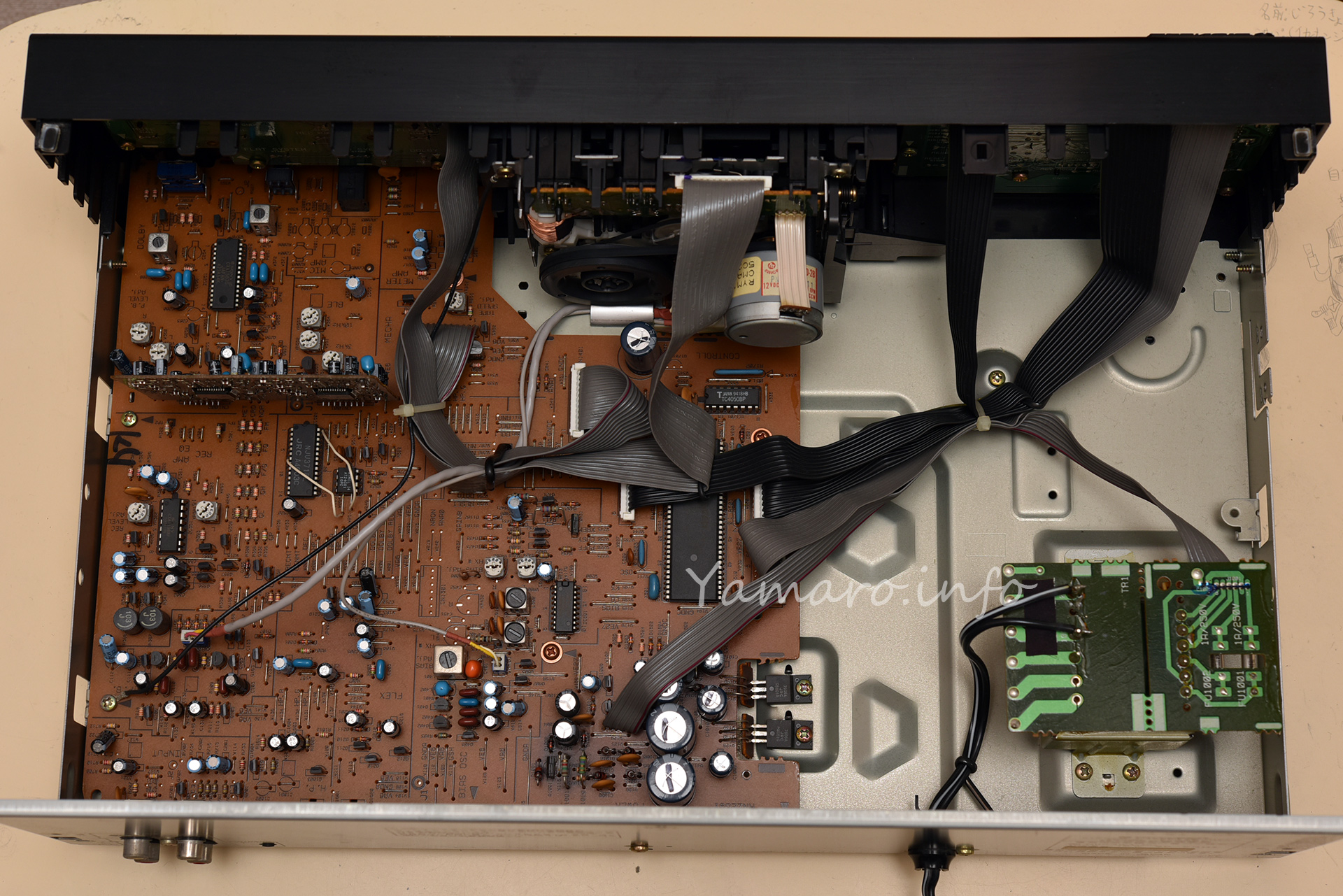 カセットデッキ PIONEER T-03SRのベルトを交換してみた - Blog@yamaro.info