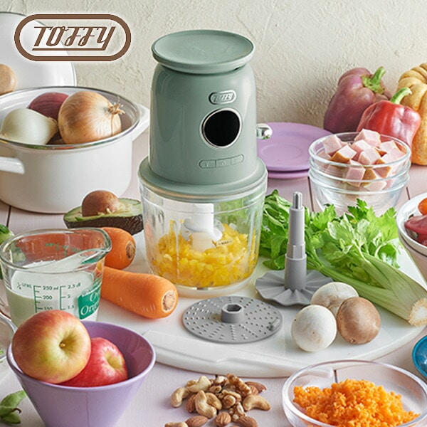 マルチフードプロセッサー 300ml K-CH2-PA/AW Toffy | 山善ビズコム