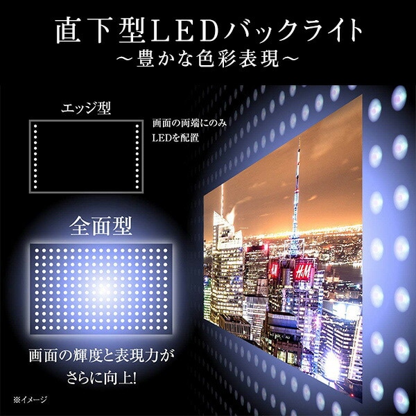 液晶テレビ 24型 外付けHDD録画 裏番組録画 QRTN-24W2K 山善 | 山善