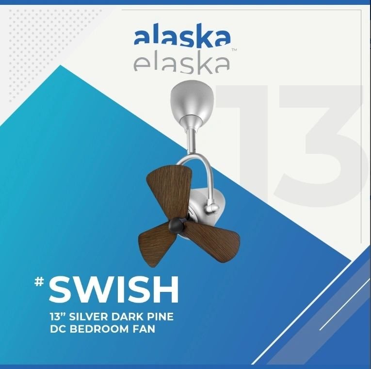 ALASKA] SWISH 13″ DC CEILING FAN - Yafen