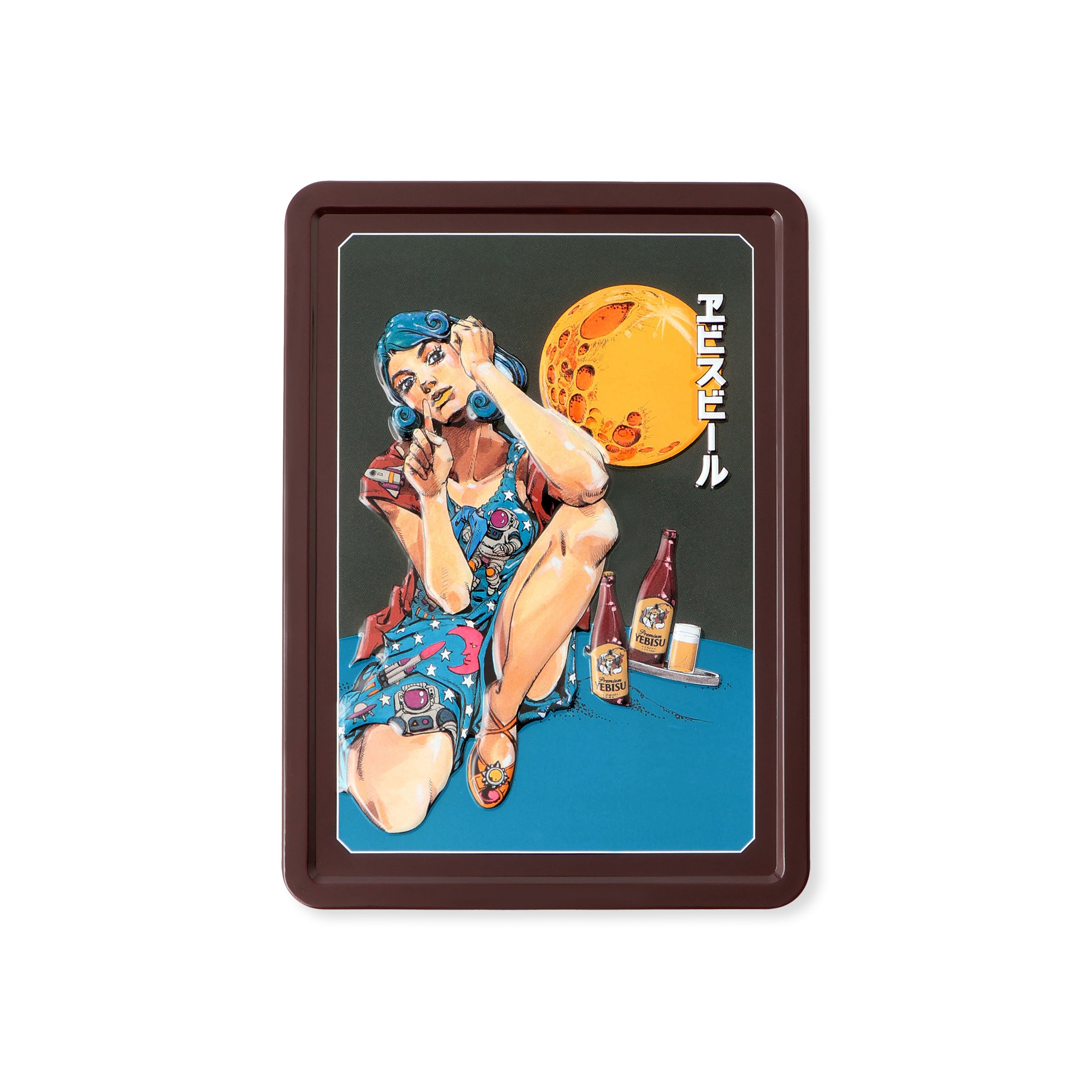 描き下ろし立体缶入りチョコ ムーンライトロケット – ヱビスビール