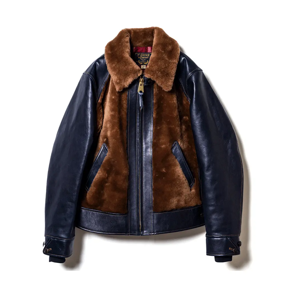 INDIGO HORSE GRIZZLY JACKET ~ 25th Anniversary Limited ~ | Y'2 LEATHER
