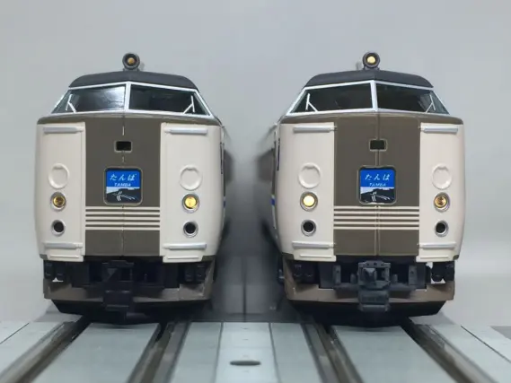 183系 福知山電車区・クハ183-801セットが入線です。ぽちフェス戦利品