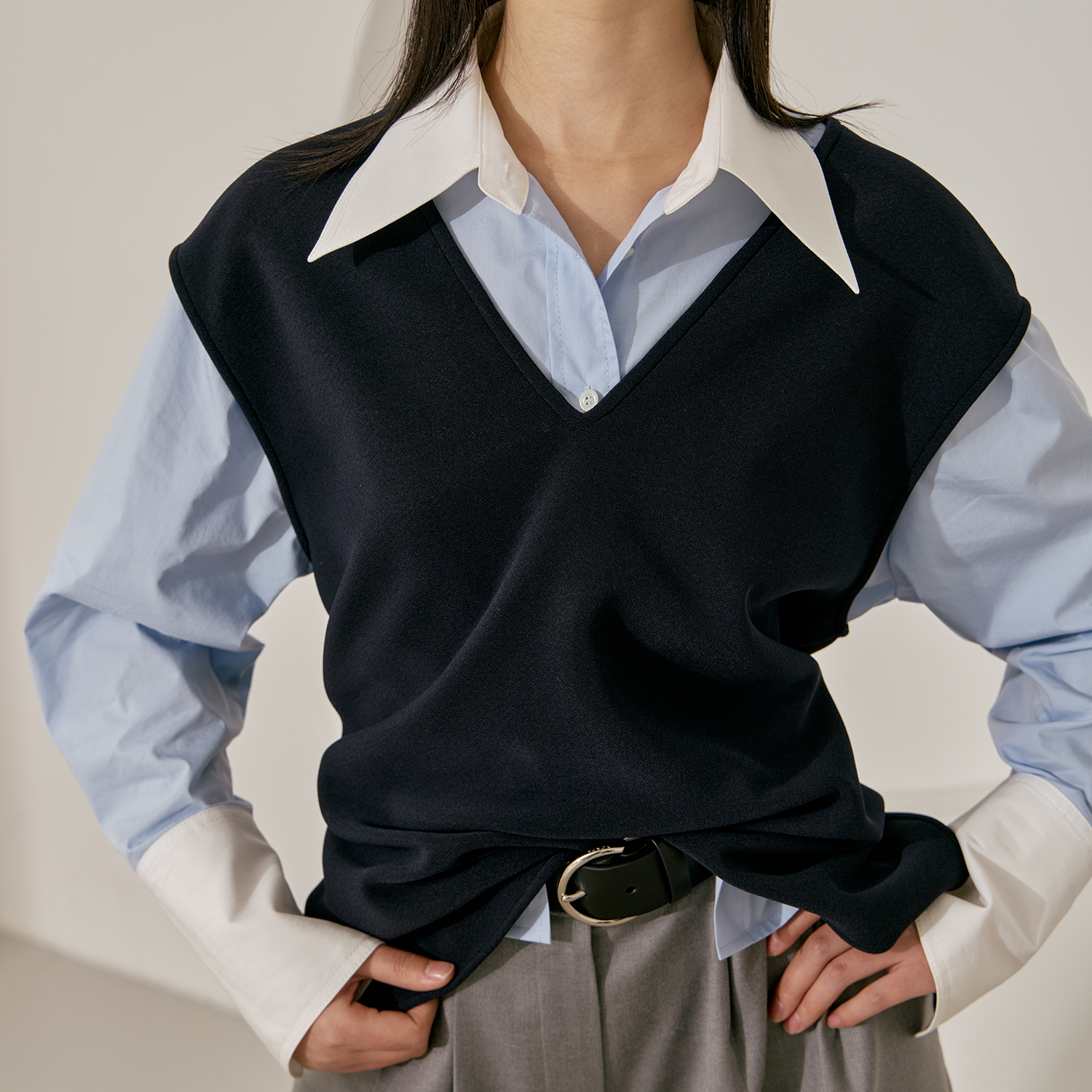 yonfa 新品未使用タグ付き ボクシークロップドシャツ YONFA / 【PRE