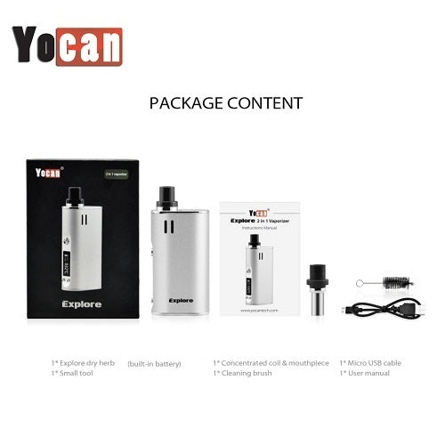 Yocan Explore Concentrate And Dry Herb Kit | Yocan America