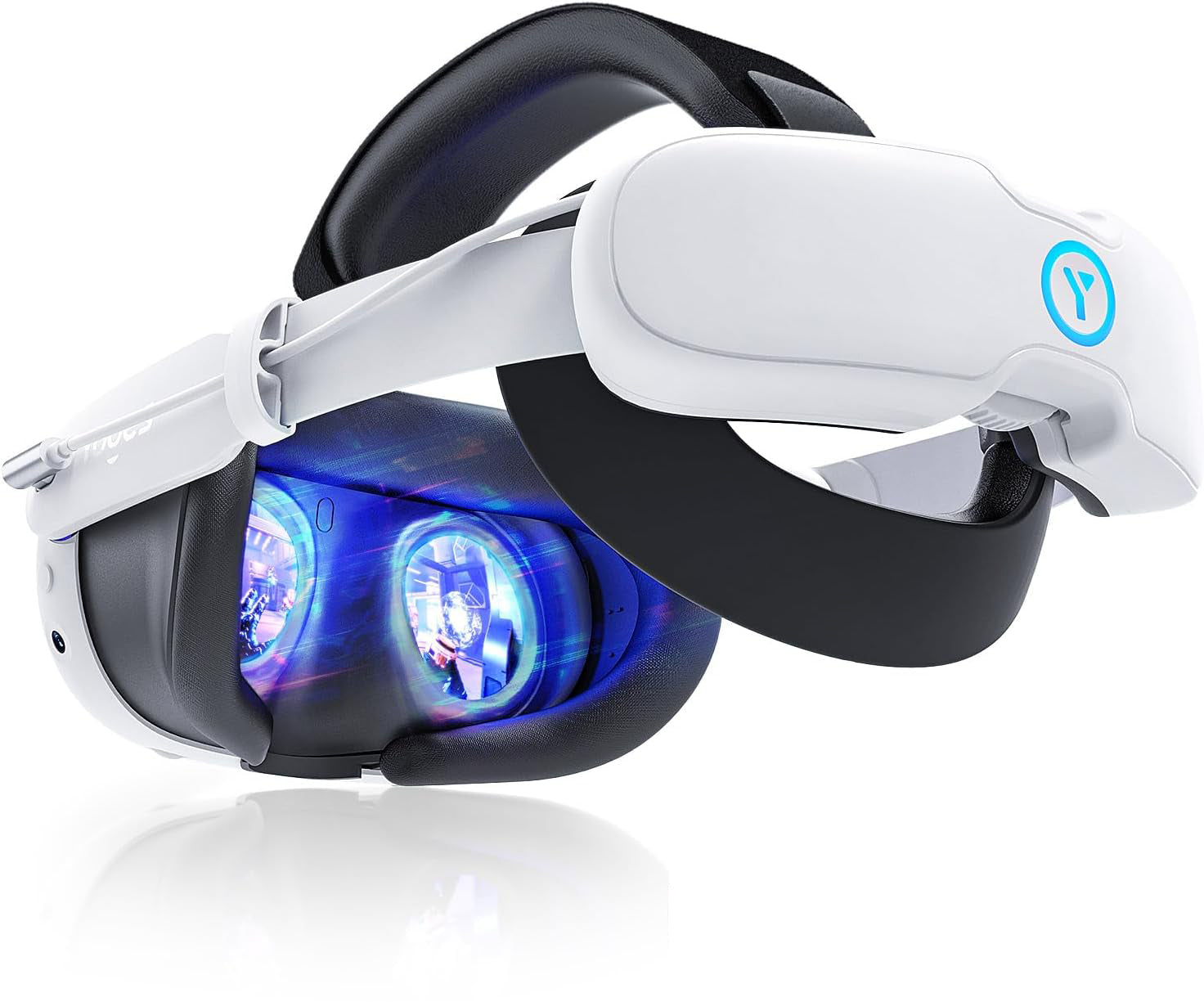 YOGES 10000mAh Battery Head Strap Compatible with Meta Quest 3S & Ques