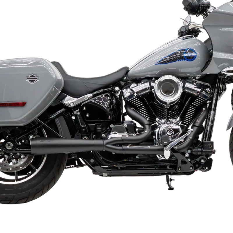 バンス＆ハインズ□ハイアウトプット スリップオンマフラー ブラック