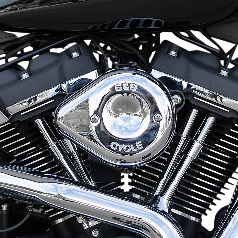 S&S□ステルスエアクリーナーキット ミニティアドロップカバー付き