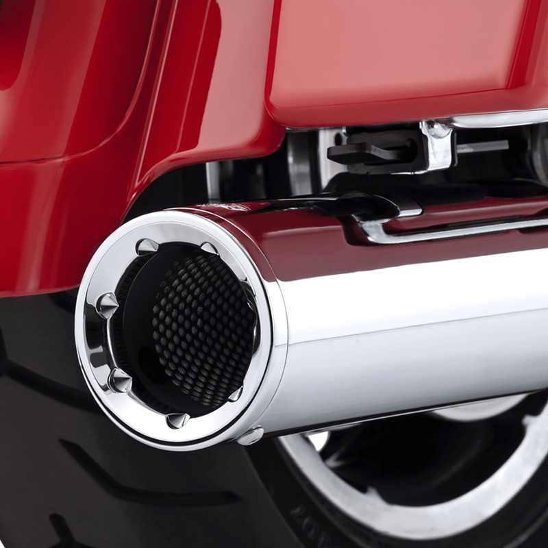 バンス&ハインズ□ ハイアウトプット スリップオンマフラー クローム