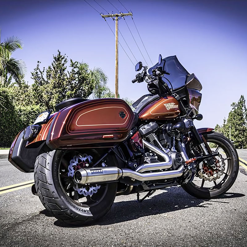 バッサニ□ トゥルーデュアル 4インチ フルエキゾーストマフラー