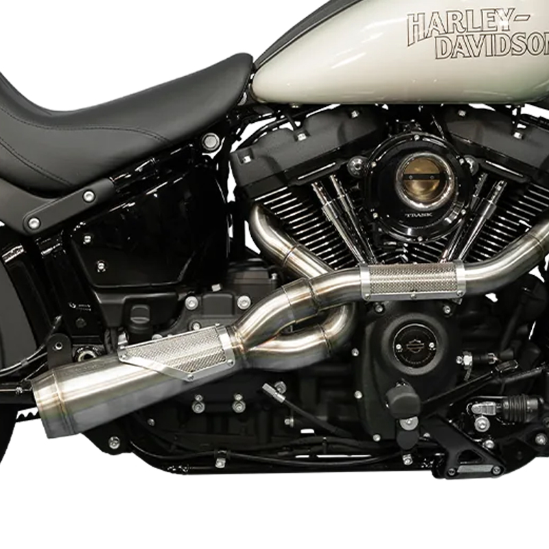 ビッグセクシー 2in1 フルエキゾーストマフラー ブラッシュド