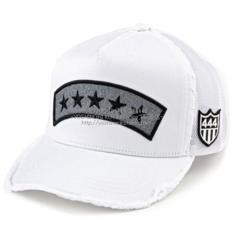 ヨシノリコタケ 帽子 ファイブ スター キャップ-白-2024SS| ヨシノリ