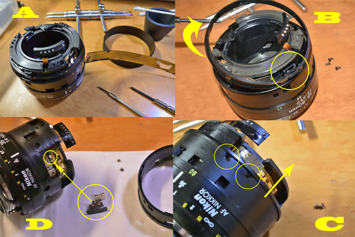 ニコン「AF Zoom Nikkor 35-80mm/F4-5.6 D」分解・清掃 | ヨッシーハイム