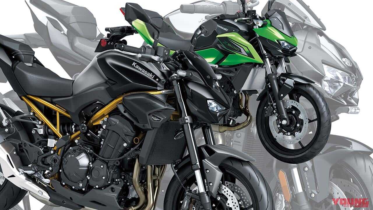 カワサキ「Z」ファミリーの2026年モデルが登場！ ゴールドフレームの