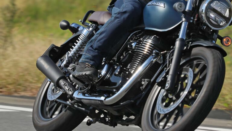 ホンダGB350/S用モリワキ「ショートメガホン」最速テスト！ 常用域の