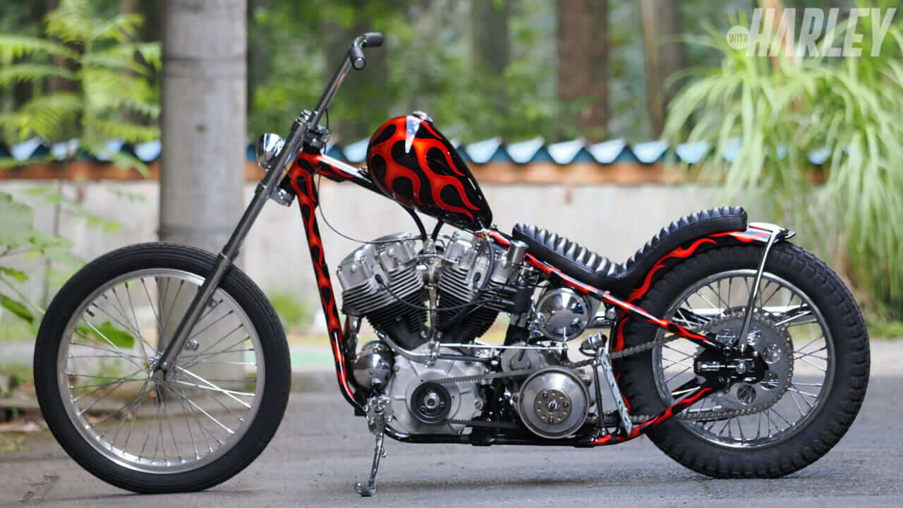 画像 No.2/15] [ハーレーカスタム] 1966 アーリーショベル：タイトで