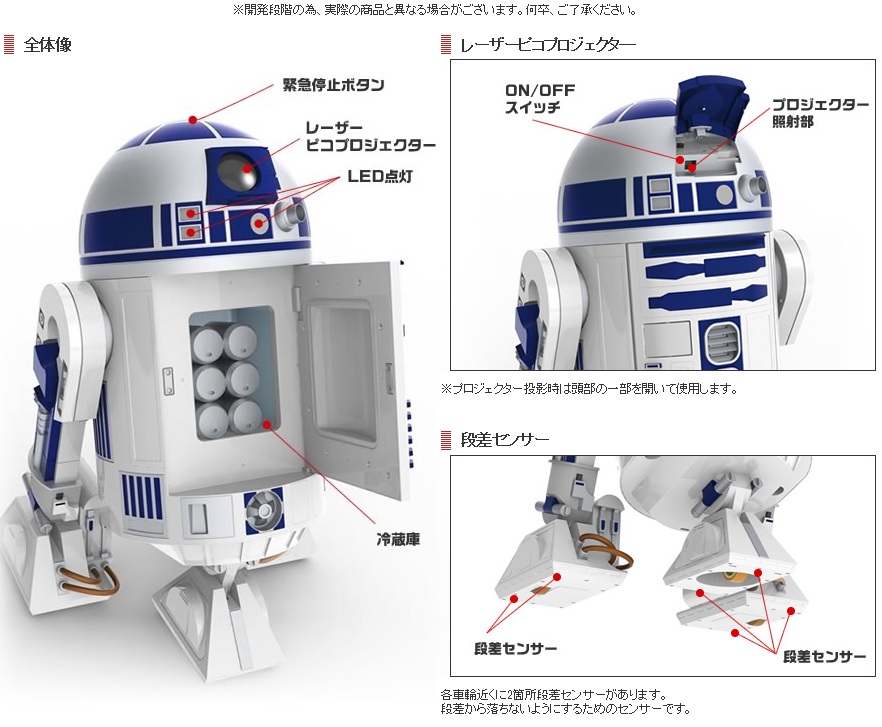 スター・ウォーズのR2-D2が実物大の移動式冷蔵庫に！ 欲しい…けど100万