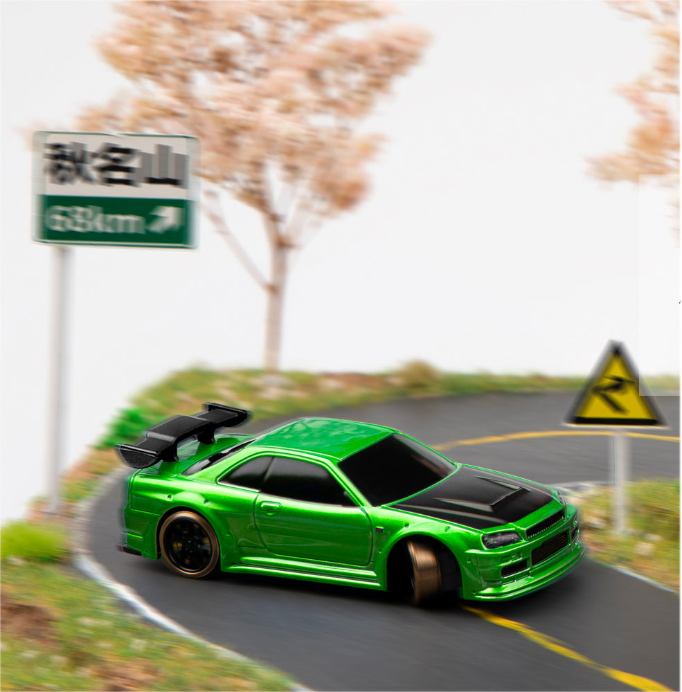 Turbo Racing C64 1:76ドリフトカー ジャイロ付きミニラジコンカー 2.4