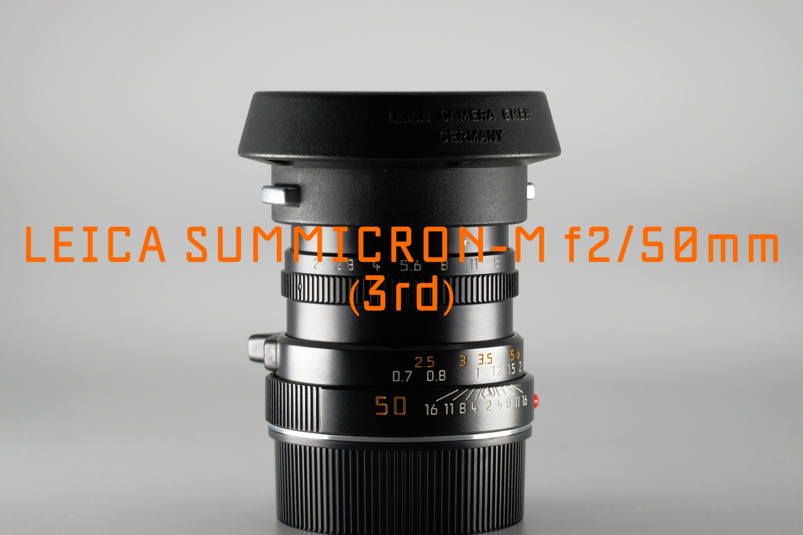 LEICA SUMMICRON-M f2/50mm (3rd)のレビュー - YM-PHOTO BLOG
