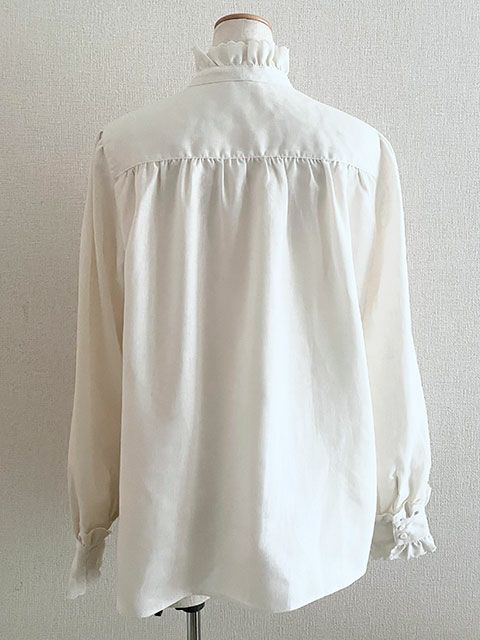 リネンスカラップ刺繍ブラウス | yunahica