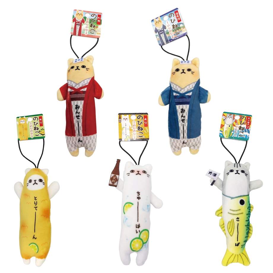 大分県限定デザイン のびねこストラップ | 別府温泉 湯あがり本舗