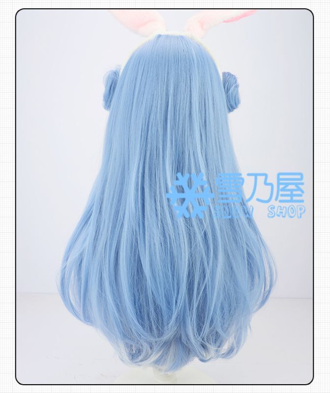 VTuber 兎田ぺこら セーラーコスプレウィッグ 耳付き