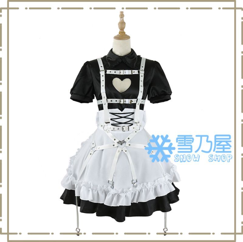 VTuber 魔界ノりりむ リリム メイド コスプレ衣装