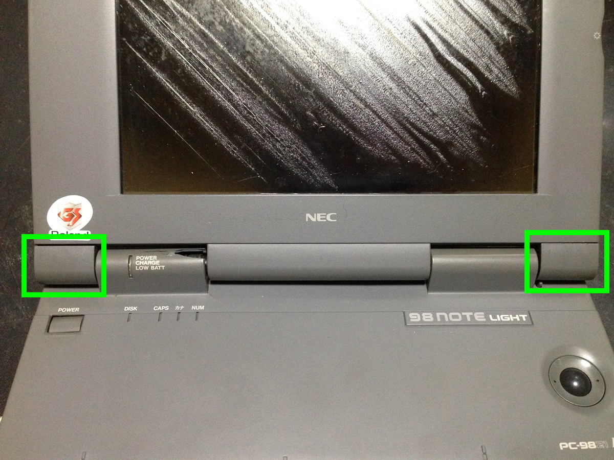 PC-9821Lt の液晶バックライトを交換してみた: Synthesized Malfunction