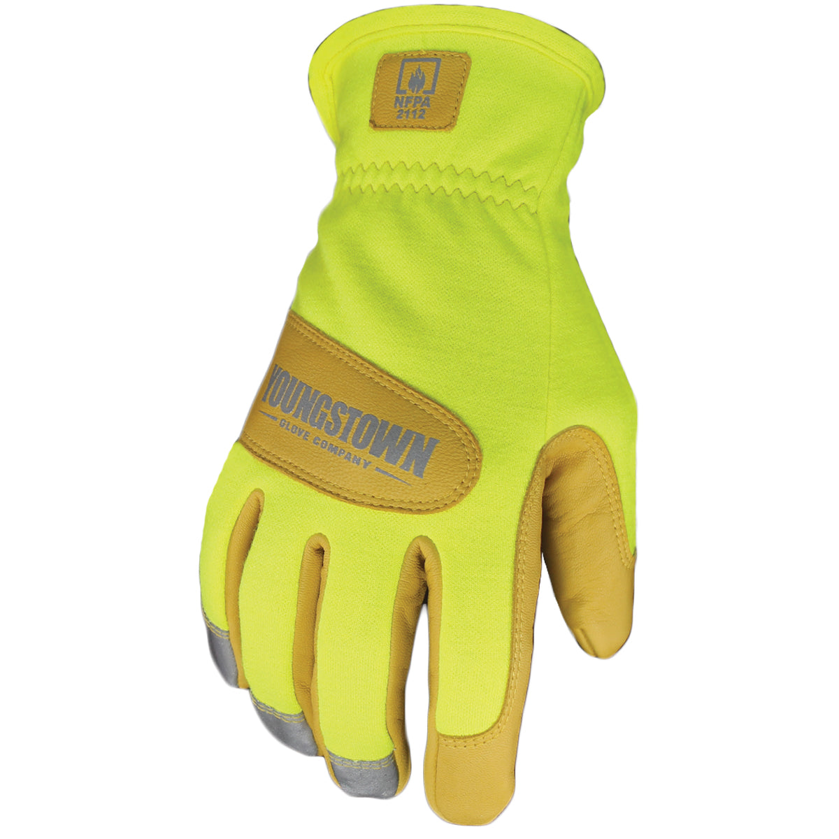 Safety Lime FR Mechanics Hybrid - Youngstown Glove