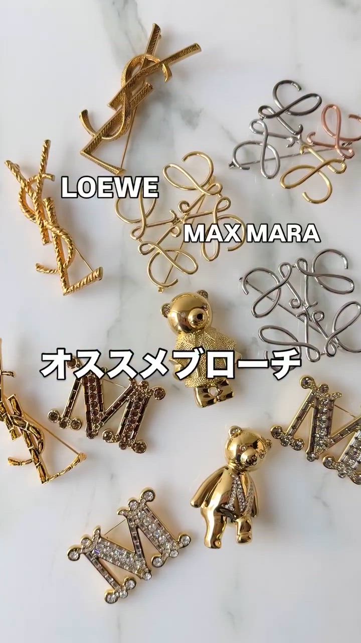 LOEWE（ロエベ） ブローチ ANAGRAM BROOCH J000245X10 レディース