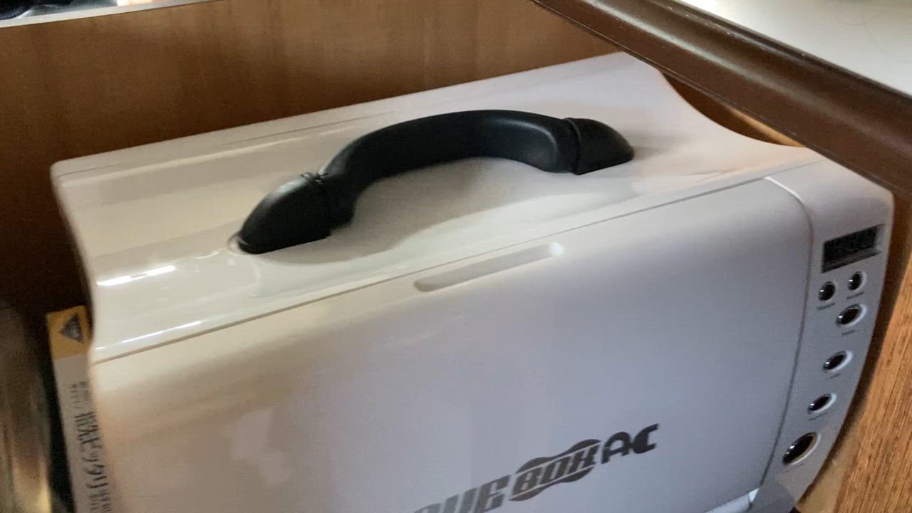 世界初 ポータブル電子レンジ WAVEBOX AC ウェーブボックスAC ホワイト