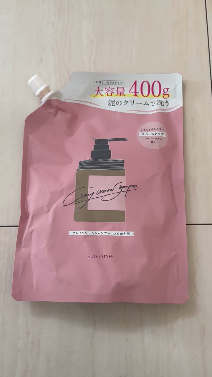 cocone ココネ クレイクリームシャンプースムース替400g[レフィル