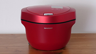 SHARP（シャープ） ヘルシオ HEALSIO ホットクック レッド 水なし 自動