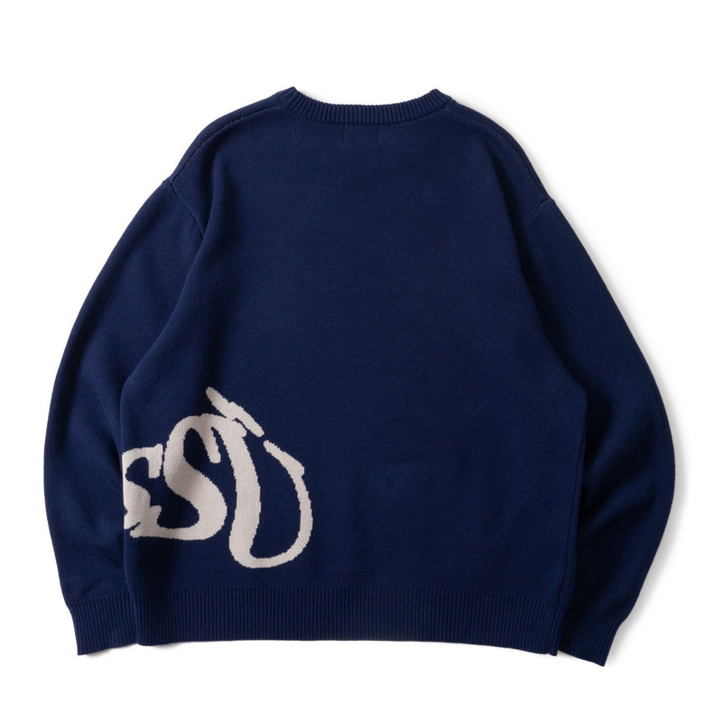 Wave logo knit – YZ