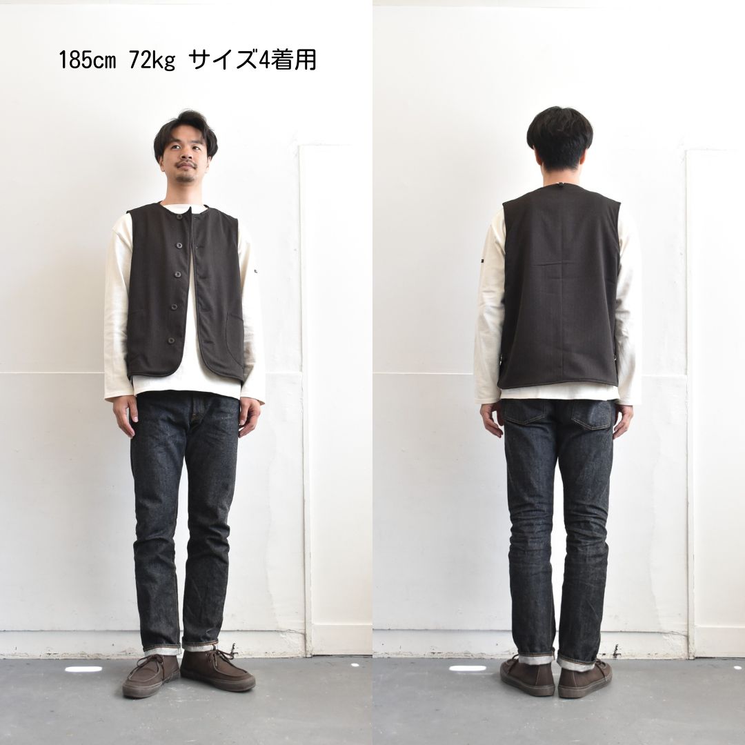 ARAN（アラン） VEST Brown - ZABOU