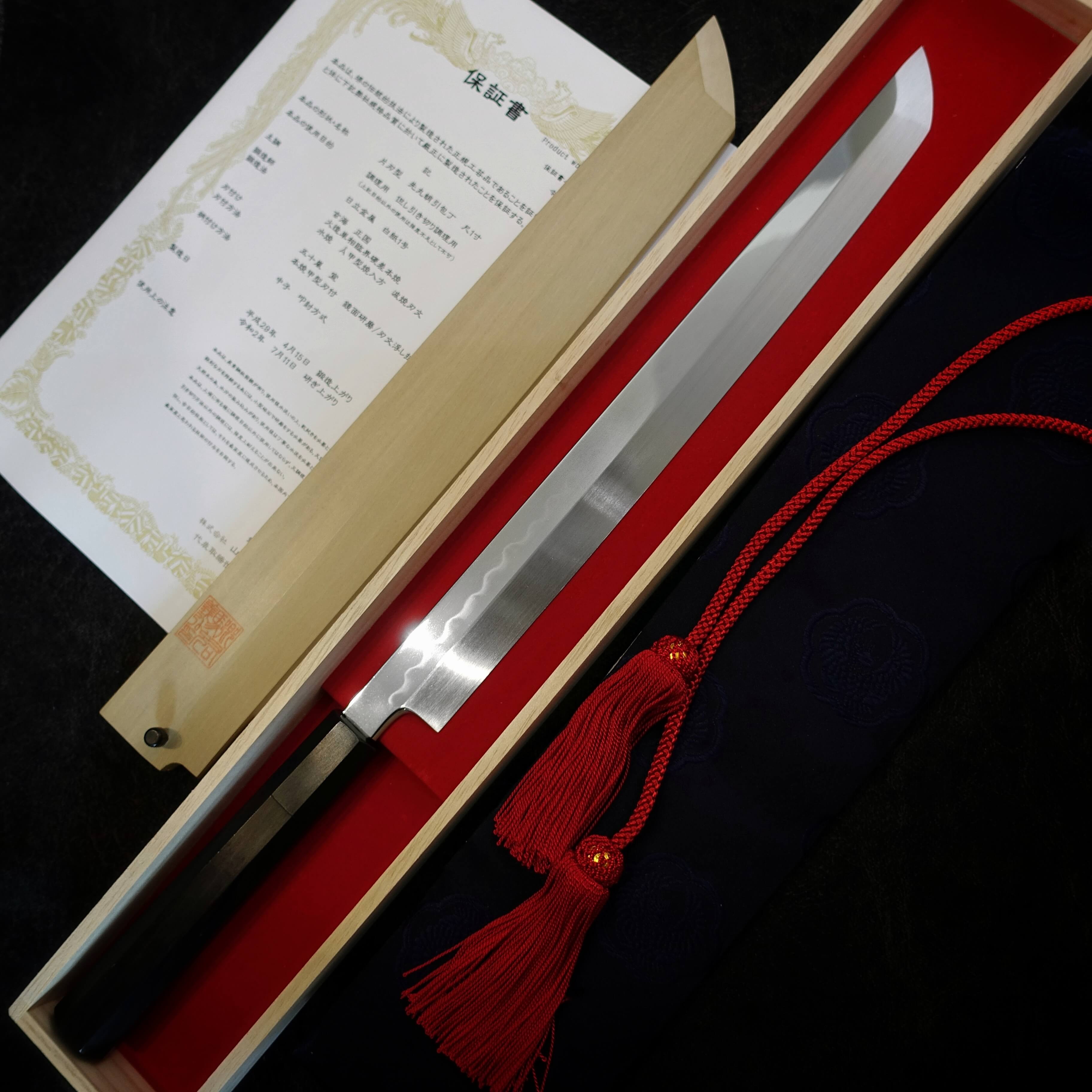 Genkai Masakuni shirogami #1 330mm honyaki sakimaru – Zahocho