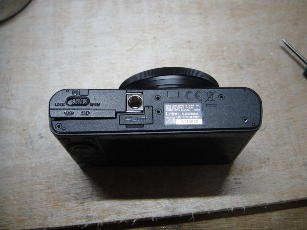SONY Cyber-shot DSC-RX100 “電源を入れなおしてください” 修理