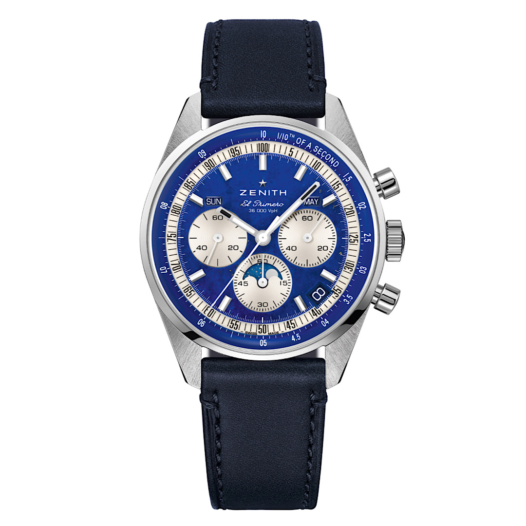 星降るダイヤルに浮かぶ月。神秘的なラピスラズリを纏った希少な一本