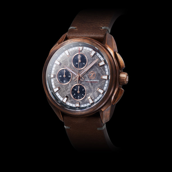 ZX-6 Meteorite automatic Chronograph – Zelos Watches