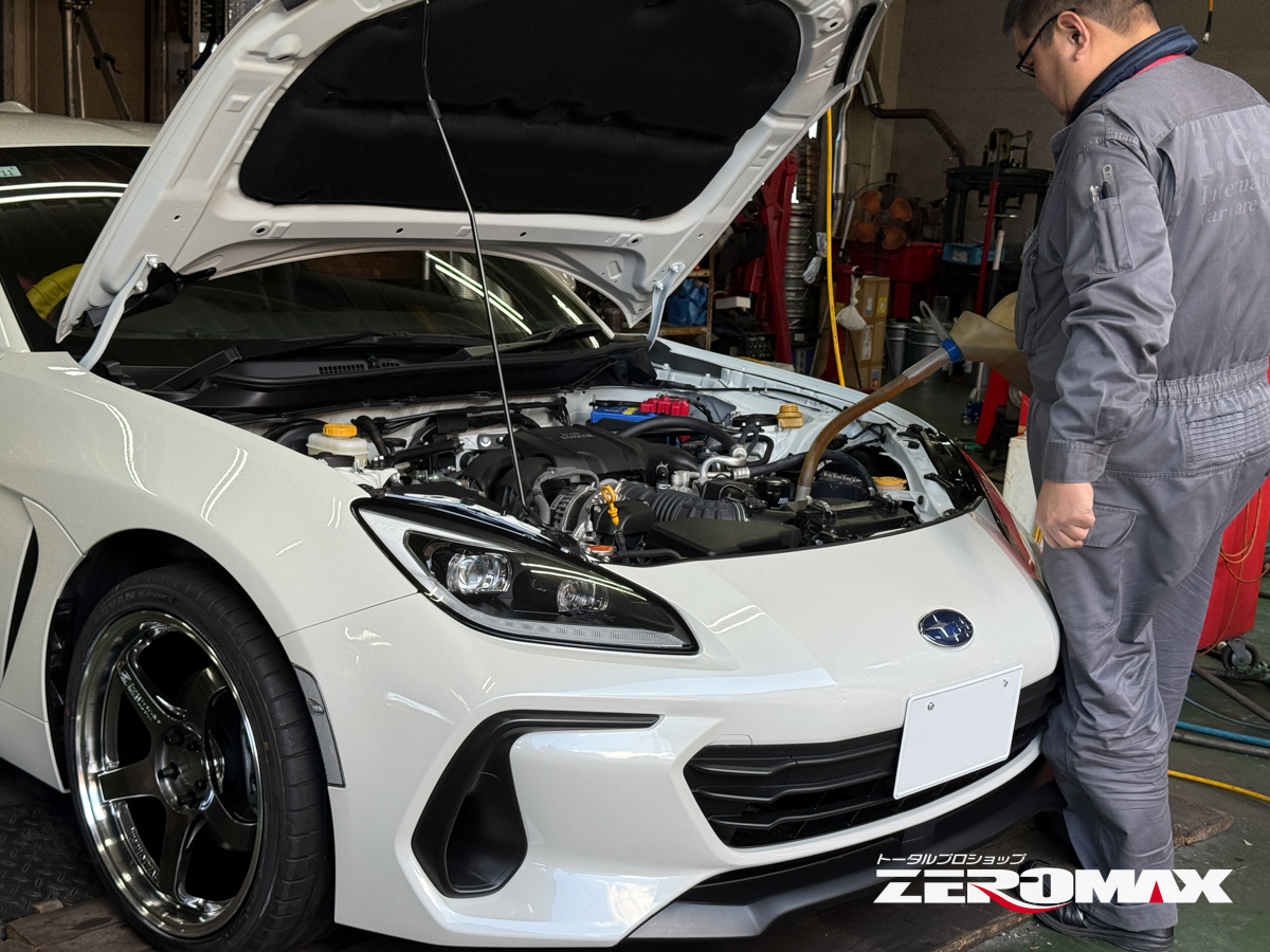 86/BRZ ZN8/ZD8 ミッションオイル交換