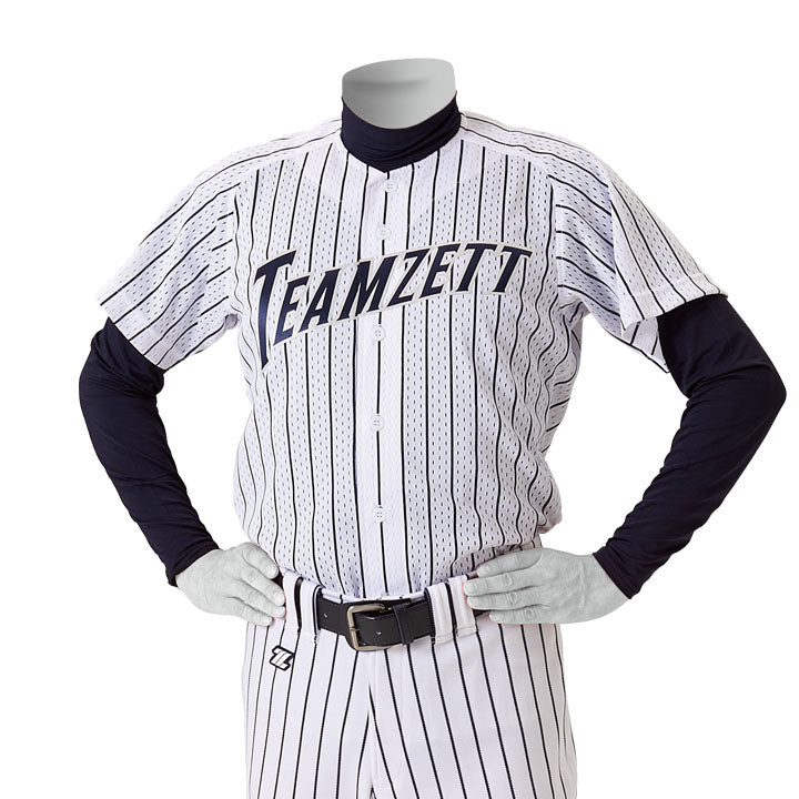 レギュラーストライプメッシュ ユニフォームシャツ | 【ZETT】ゼット