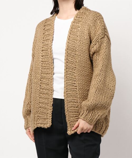 KOBE LETTUCE（神戸レタス） カーディガン ハンドメイドローゲージ