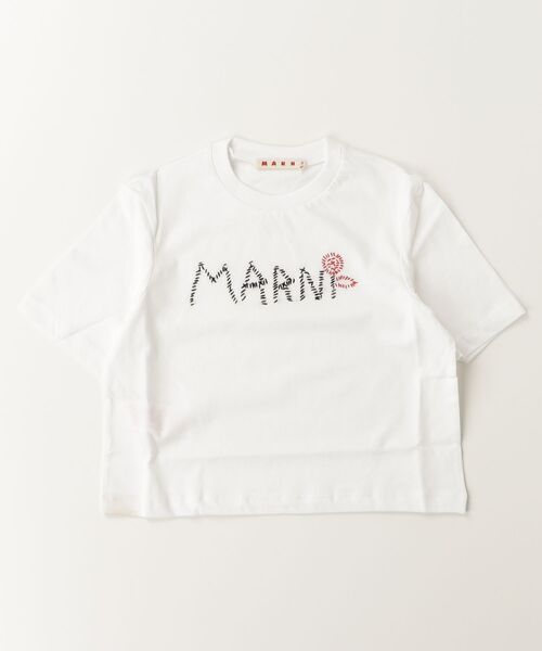 MARNI（マルニ） tシャツ Kids ＆ Junior ブランドロゴ半袖Tシャツ