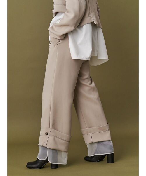 ROUND GATHER WIDE PT【セットアップ着用可能】 / ラウンドギャザー