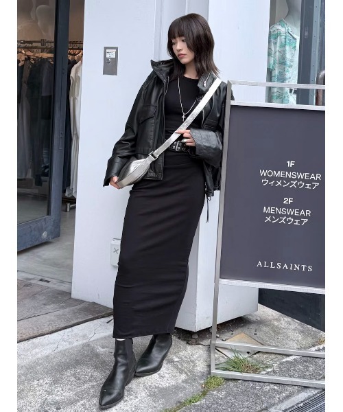 ALLSAINTS（オールセインツ） ブーツ FOX POINTED WESTERN LEATHER